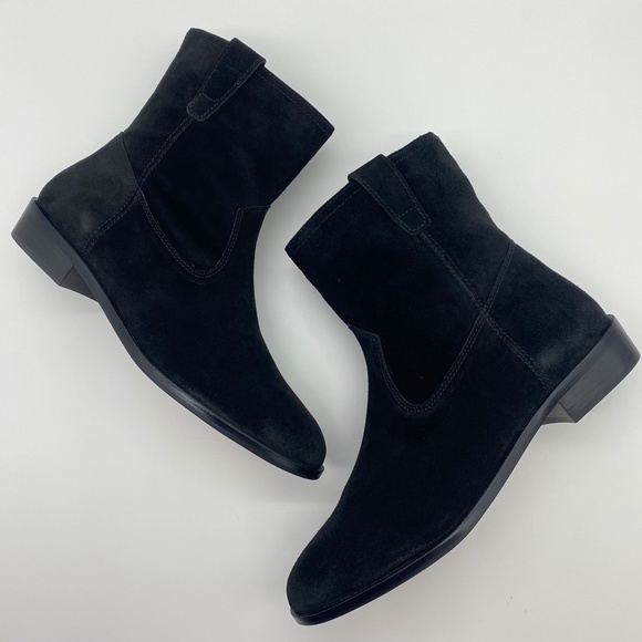 Rebecca Minkoff Black Suede Chasidy Boots Size 8M - Picture 10 of 14